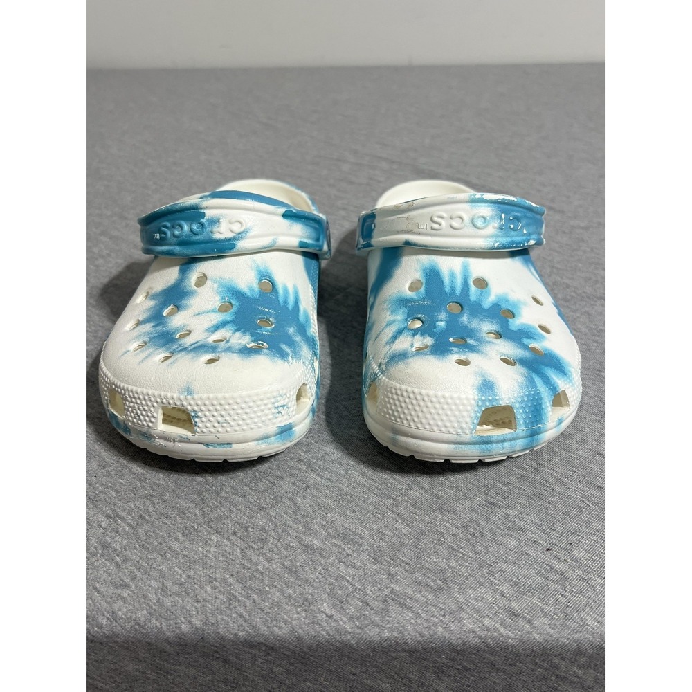Crocs Classic Clog Shoes Mens Size 4 Womens Size 6 Tie Dye Comfortable Slip On - Picture 3 of 15